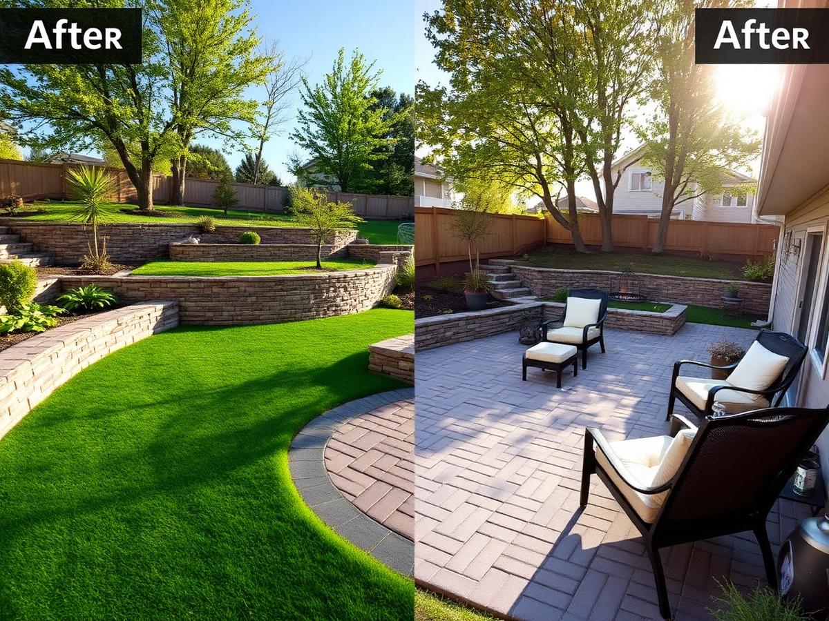 After — Backyard remodel — Naperville