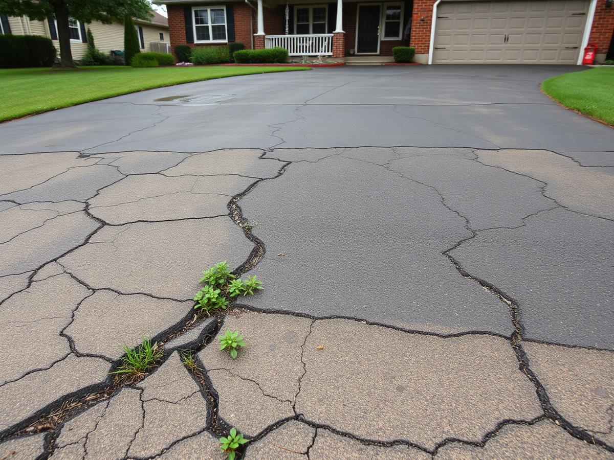 Before — Driveway replacement — West Chicago