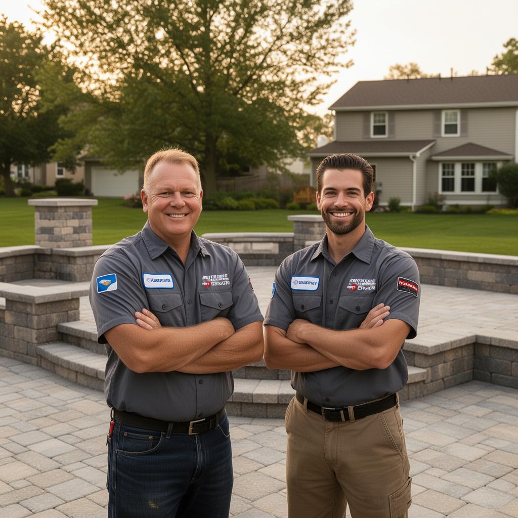 The family team behind Lindmack Landscaping